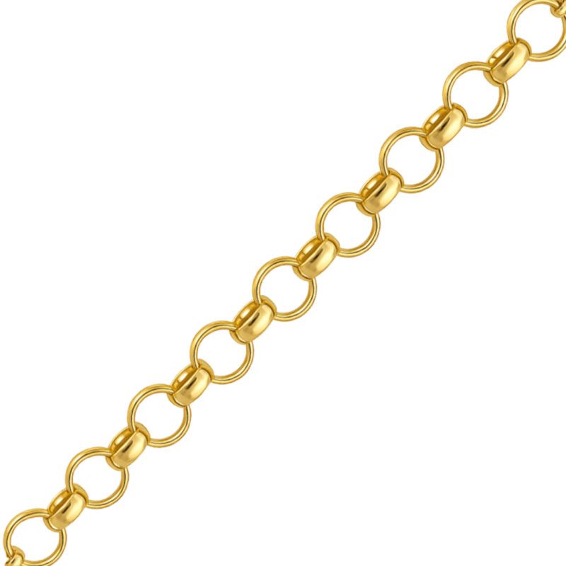 Pulseira Ouro 18k Elo Portuguesa Grossa