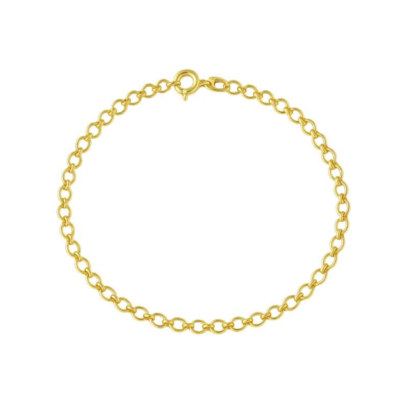 Pulseira Ouro 18K Elo Portuguesa Grossa 20cm