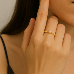 AN.AU.AMA.SOLITARIO ZIRCONIA