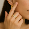 Anel Ouro 18K Com 34 Brilhantes