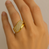 Anel Ouro 18K Fluído