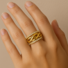 Anel Ouro 18K Natureza