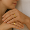 Aliança Ouro 18K Larga Reta