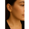 BRINCO  18K BORBOLETA ZIRCONIA