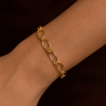 Pulseira Ouro 18K Elo Oval