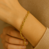 Pulseira Ouro 18K Cartier Cadeado 21,5cm