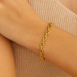 Pulseira Ouro 18K Elo Oito- não encontrado na hora de empacotar