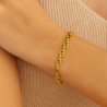 Pulseira Ouro 18K Elo Oito Curto