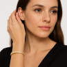 Bracelete Ouro 18K Princesa Cravejado