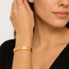 Bracelete Ouro 18K Liso Com Detalhes