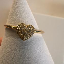 AN.AU.AMA.CORAÇÃO CRAVEJADO ZIRCONIA