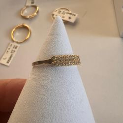 AN.AU.AMA.DUAS FILEIRAS DE ZIRCONIA