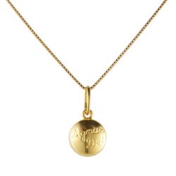 Pingente Ouro 18K Agnus Dei