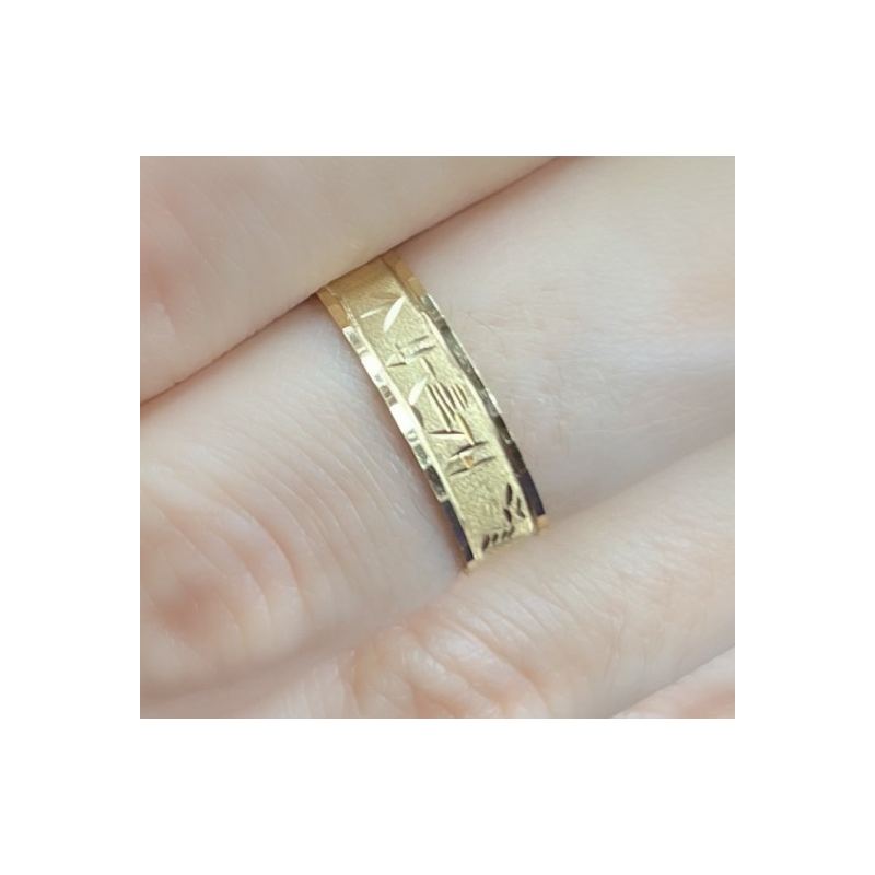 Anel Ouro 18K Escrava Ouro Amarelo