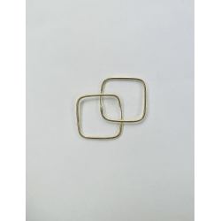 Brinco Ouro 18K Argola...