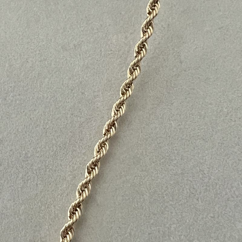 Pulseira Ouro 18K Cordão Baiano 19cm