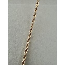 Pulseira Ouro 18K Cordão Baiano 19cm