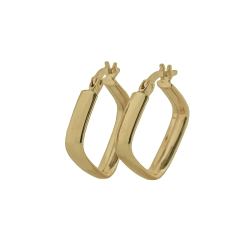 Brinco Ouro 18K Argola...