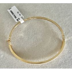 Bracelete Ouro 18K Princesa Cravejado