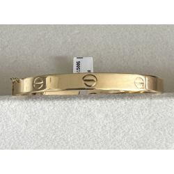 Bracelete Ouro 18K Liso Com Detalhes