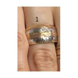 Anel Ouro 18K Tricolor Solaris