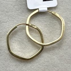 Brinco Ouro 18K Argola...