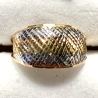 Anel Ouro 18K Tricolor Armadura