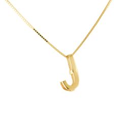 Pingente Ouro 18K Letra J...