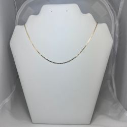 Corrente Ouro 18K Piastrine Elo Pequeno 40cm