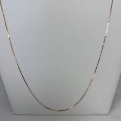 Corrente Ouro 18K Veneziana Larga 60cm