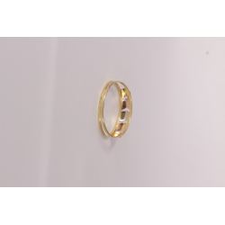 Anel Ouro 18K Tricolor Chapa Com Setas