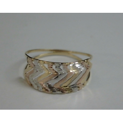 Anel Ouro 18K Tricolor...