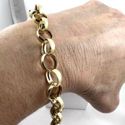 Pulseira Ouro 18k Elo Portuguesa Grossa