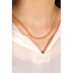 Corrente Ouro 18K Elo Portugues 45 Cm