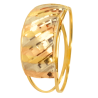 Anel Ouro 18K Tricolor Listras