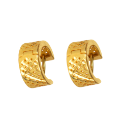 Brinco Ouro 18K Argola...