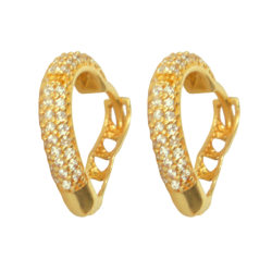 Brinco Ouro 18K Argola...