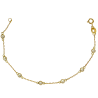 Pulseira Ouro 18K Zirconia