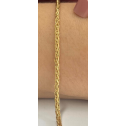 Pulseira Ouro 18K Palmeira 19cm