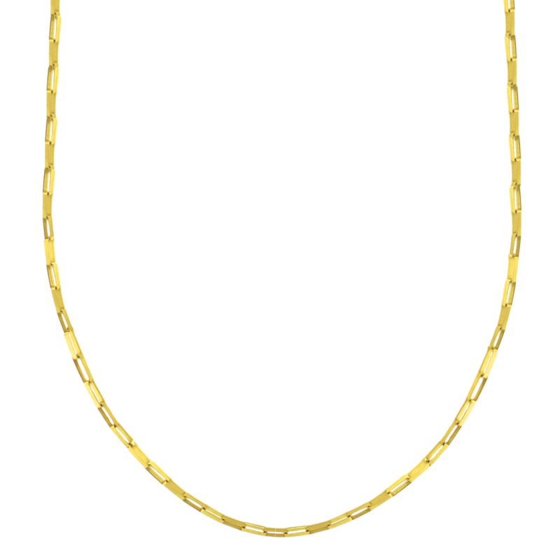 Corrente Ouro 18K Elo Cartier Cadeado 60cm