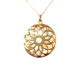 Pingente Ouro 18K Mandala...