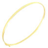 Bracelete Ouro 18K Oval Fio Redondo