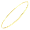 Bracelete Ouro 18K Liso Fio Quadrado (3 Tamanhos)