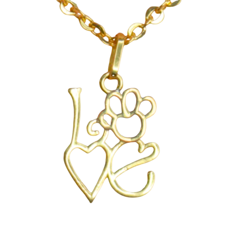 Pingente Ouro 18K Patinha Love