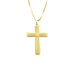 Pingente Ouro 18K Crucifixo...