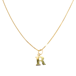 Pingente Ouro 18K Letra R...